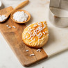 Sagoma Microforata Viennoiserie Goccia Decora – Acciaio Inox 10×8×H4,5 cm