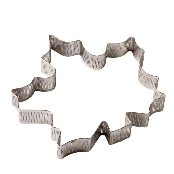 Sagoma Microforata Foglia Grande Decora – Stampo per Crostate 24×22×H3,5 cm