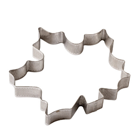 Sagoma Microforata Foglia Grande Decora – Stampo per Crostate 24×22×H3,5 cm