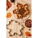 Sagoma Microforata Foglia Grande Decora – Stampo per Crostate 24×22×H3,5 cm