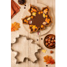 Sagoma Microforata Foglia Grande Decora – Stampo per Crostate 24×22×H3,5 cm