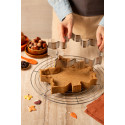 Sagoma Microforata Foglia Grande Decora – Stampo per Crostate 24×22×H3,5 cm