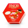 Crispo Snob Lieto Evento Laurea, astuccio rosso da 500 g di confetti incartati singolarmente