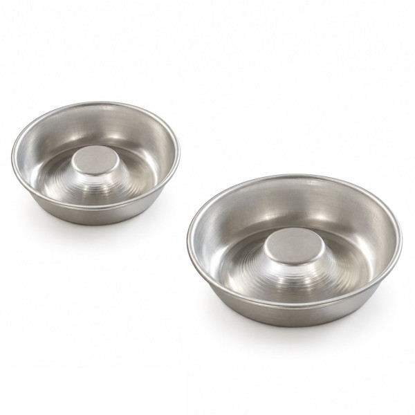 Linea Liotti Formina Savarin – Stampo in Alluminio per Babà con Crema e Ciambelline Ø7/10×H2 cm