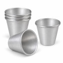 Linea Liotti Formine Babà Mignon – 5 Stampi in Alluminio Ø3,5×H4 cm