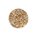 Decora Sprinkles Mix Perline Oro e Bianco 80 g – Decorazioni di Zucchero per Dolci e Biscotti