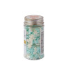 Decora Sprinkles Mix Fiocchi di Neve 60 g | Decorazioni di Zucchero Metallizzate per Torte e Biscotti