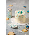 Decora Sprinkles Mix Fiocchi di Neve 60 g | Decorazioni di Zucchero Metallizzate per Torte e Biscotti