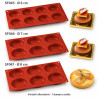 Flan Silikomart – Stampo in silicone per tortine monoporzione Ø6, 7 o 8 cm