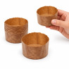 Stampi Panettoncini Alti 80 g in Carta Forno – Ø6×H4,5 cm, 100 Pezzi
