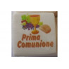 Marshmallow Quadratino "Prima Comunione" in busta da 20pz