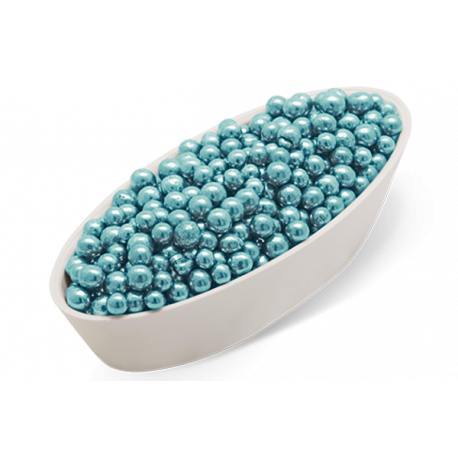 Confetti Sferici di zucchero colore celeste in confezione da 500 g di Crispo Confetti Sferici di zucchero colore celeste in confezione da 500 g di Crispo
