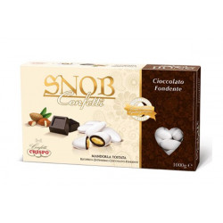 1 Kg Confetti Snob alla Mandorla e Cioccolato Fondente