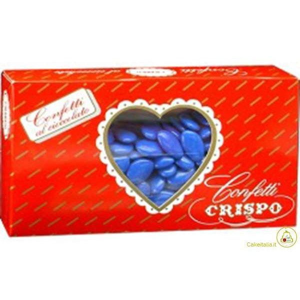 Confetti blu al cioccolato fondente Cakeitalia Confetti Blu Crispo
