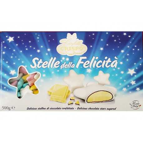 Confetti Stelle della Felicità 500gr Colori Assortiti Confetti Stelle della Felicità 500gr Colori Assortiti