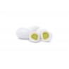 Ciocopistacchio bianco Maxtris da 500 g: pistacchio tostato ricoperto di cioccolato bianco e confettato bianco Ciocopistacchio bianco Maxtris da 500 g: pistacchio tostato ricoperto di cioccolato bianco e confettato bianco