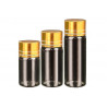 Barattolino portaconfetti con tappo in alluminio colore oro cm 6x3 Barattolino portaconfetti con tappo in alluminio colore oro cm 6x3