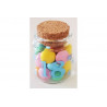 Barattolino portaconfetti con tappo in sughero 18 Compleanno Celeste cm 4.5x4.5 Barattolino portaconfetti con tappo in sughero 18 Compleanno Celeste cm 4.5x4.5