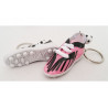Bomboniera portachiavi scarpetta calcio colore rosa Bomboniera portachiavi scarpetta calcio colore rosa