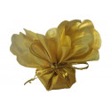 10 Veli Oro in raso con tirante da 22 cm