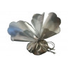Velo in raso con tirante cm 22x22 pz 10 argento Velo in raso con tirante cm 22x22 pz 10 argento