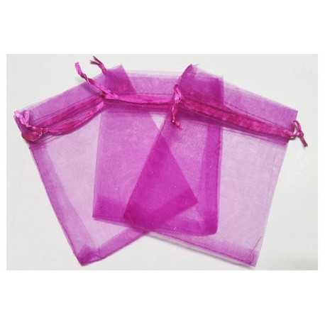 10 Sacchetti in organza per confetti Viola 10 Sacchetti in organza per confetti Viola