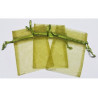 10 Sacchetti in organza per confetti Verde Oliva 10 Sacchetti in organza per confetti Verde Oliva