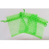 10 Sacchetti in organza pois per confetti verde mela 10 Sacchetti in organza pois per confetti verde mela