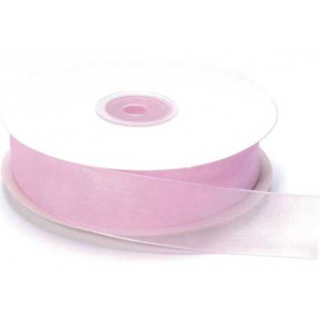 Nastro in Organza Rosa 6mmx50mt