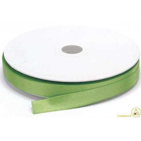 Nastro Doppio Raso Verde Mela 10mmx50mt Nastro Doppio Raso Verde Mela 10mmx50mt