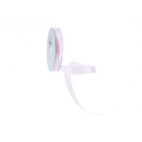 Nastro Doppio Raso Pois Rosa 10mmx50mt Nastro Doppio Raso Pois Rosa 10mmx50mt