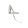 Nastro Doppio Raso Pois Panna 15mmx50mt Nastro Doppio Raso Pois Panna 15mmx50mt