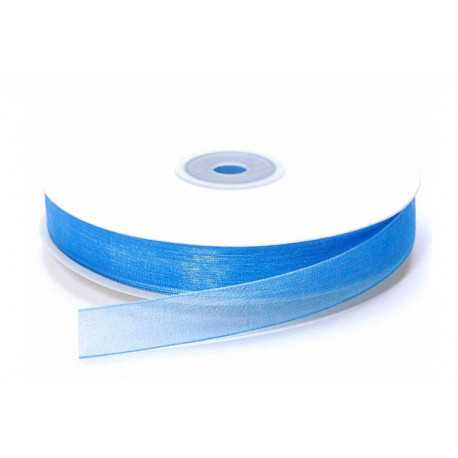 Nastro in organza turchese 20mmx23mt Nastro in organza turchese 20mmx23mt