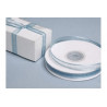 Nastro Azzurro in Organza bordato in Raso 20mmx30mt Nastro Azzurro in Organza bordato in Raso 20mmx30mt