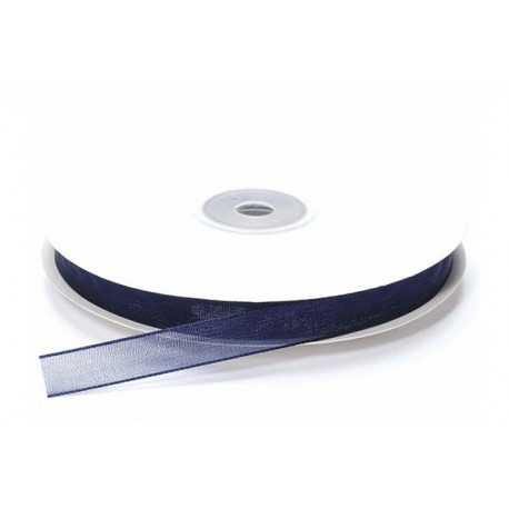 Nastro in organza blu notte 10mmx50mt Nastro in organza blu notte 10mmx50mt