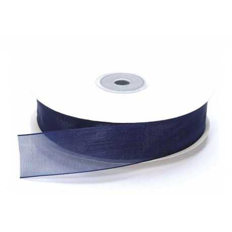 Nastro Organza Blu Notte 40mmx23mt Nastro Organza Blu Notte 40mmx23mt