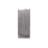 Cordino Ritorto in Rayon Grigio Perla 3 mm x 25 m per Bomboniere, Regali e Decorazioni