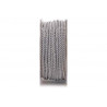 Cordino ritorto in Rayon Grigio Perla 3mmx25m Cordino ritorto in Rayon Grigio Perla 3mmx25m