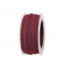Cordino ritorto in Rayon 3mmx25m Bordeaux Cordino ritorto in Rayon 3mmx25m Bordeaux