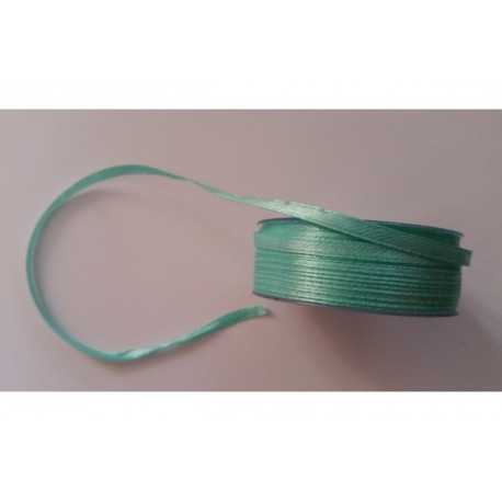 Nastro Doppio Raso Verde Tiffany 3mmx50mt