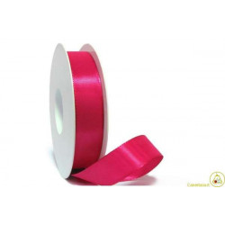 Nastro Doppio Raso Fucsia 6mmx45mt