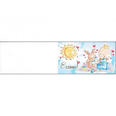 5 bigliettini per bomboniere stampabili Nascita Battesimo Tema Celeste 5 bigliettini per bomboniere stampabili Nascita Battesimo Tema Celeste