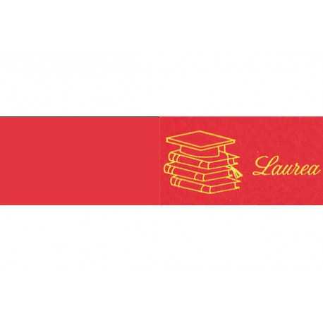 5 bigliettini per bomboniere stampabili Laurea Libri rosso e oro 5 bigliettini per bomboniere stampabili Laurea Libri rosso e oro