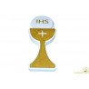 Festone Polistirolo Calice Prima Comunione glitterato Oro 17x36x5cm Festone Polistirolo Calice Prima Comunione glitterato Oro 17x36x5cm