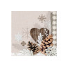 Tovaglioli 33x33 - 3 veli pz 20 tema Natura Invernale