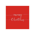 Tovaglioli 33x33 - 3 Veli pz 20 tema Merry Christmas