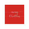 Tovaglioli 33x33 - 3 Veli pz 20 tema Merry Christmas