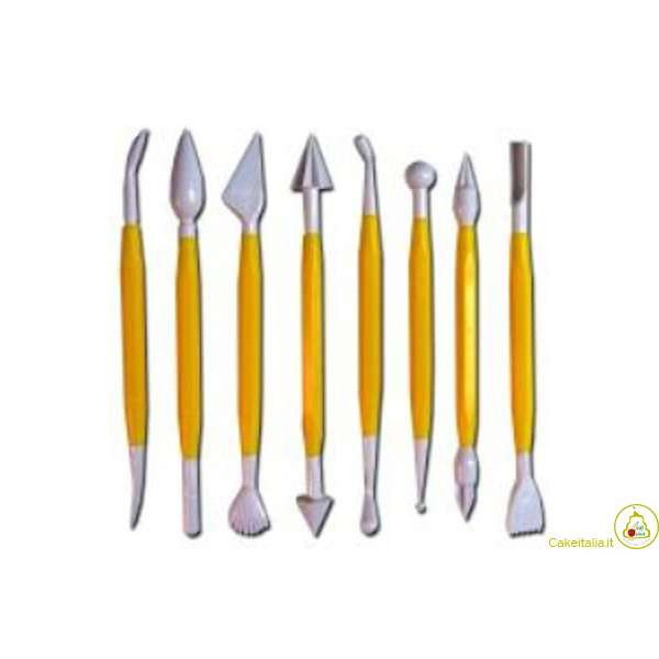 Set di 8 attrezzi per modellare