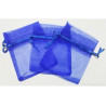 10 Sacchetti in organza per confetti Blu 10 Sacchetti in organza per confetti Blu