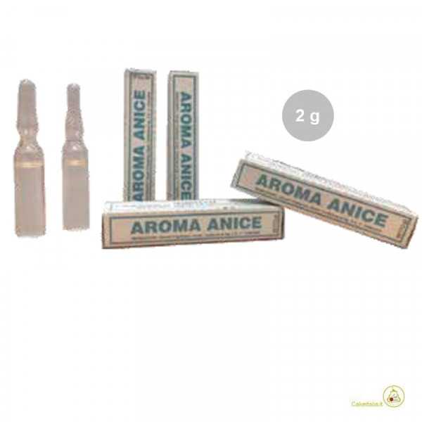 Aroma anice liquido da Madma in fiala da 2 g, per aromatizzare impasti e creme per dolci
